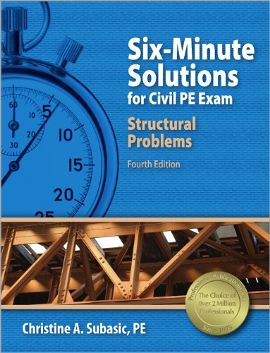 9781591263906: Six-minute Solutions for Civil Pe Exam Structural Problems