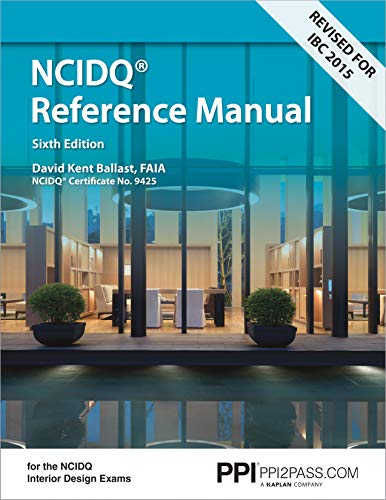 9781591264279: PPI Interior Design Reference Manual, 6th Edition – A Complete NCDIQ Reference Manual