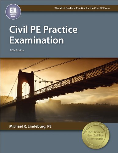 Imagen de archivo de Civil PE Practice Examination, 5th Ed a la venta por Jenson Books Inc