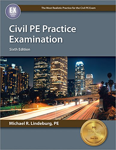 Beispielbild fr Civil PE Practice Examination, 6th Ed zum Verkauf von Big River Books