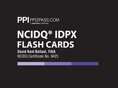Stock image for PPI NCIDQ IDPX Flash Cards (Cards)   More Than 200 Flashcards for the NCDIQ Interior Design Professional Exam for sale by Buchpark