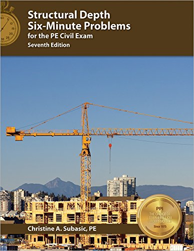Stock image for Structural Depth Six-Minute Problems for the PE Civil Exam for sale by HPB-Red
