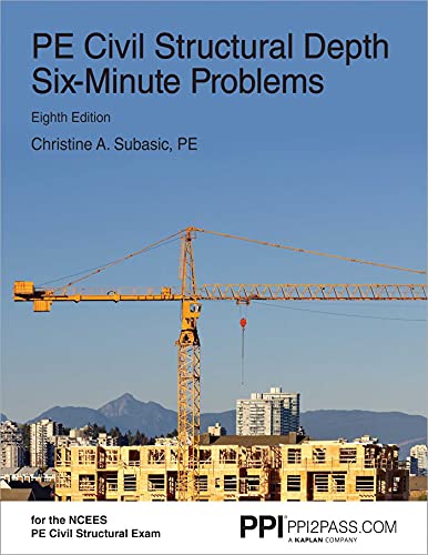 Stock image for Pe Civil Structural Depth Six-minute Problems for sale by Revaluation Books