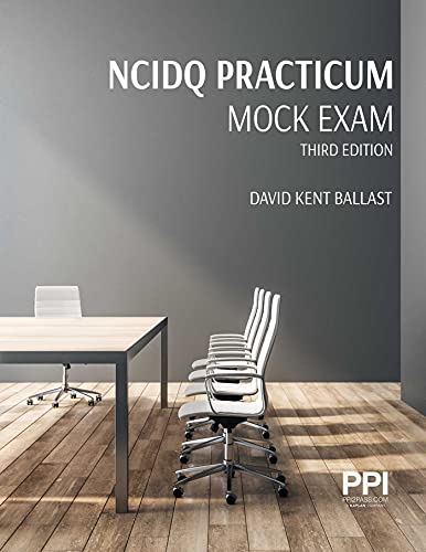 Beispielbild fr PPI NCIDQ Practicum Mock Exam, Third Edition zum Verkauf von BooksRun