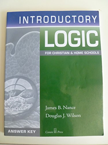 Beispielbild fr Introductory Logic: Answer Key (4th edition) zum Verkauf von Gulf Coast Books