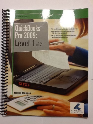 Stock image for QuickBooks Pro 2009 Level 1 of 2 (Brief Series) for sale by ThriftBooks-Atlanta