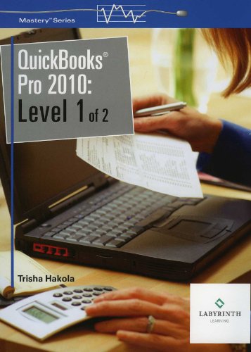 Beispielbild fr Quickbooks Pro 2010: Levels 1 of 2 (Mastery Series, 1 of 2) zum Verkauf von Better World Books