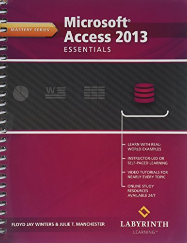 Stock image for MICROSOFT ACCESS 2013:ESSENTIA for sale by Books From California