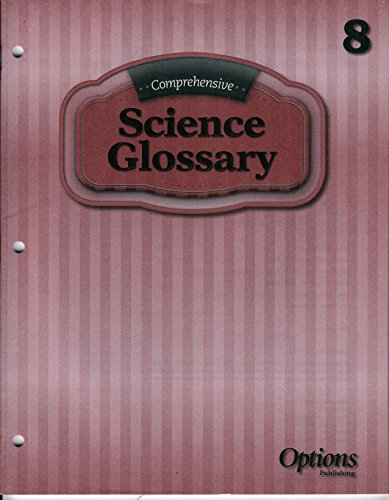 Imagen de archivo de Comprehensive Science Glossary, Gr 8 a la venta por Better World Books