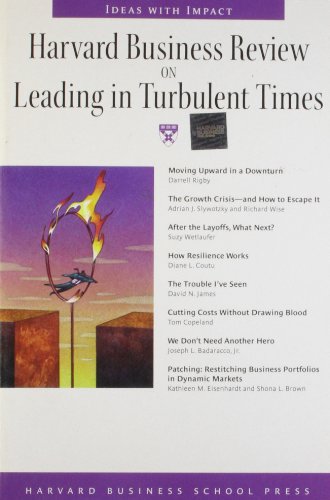 Beispielbild fr Harvard Business Review on Leading in Turbulent Times (Harvard Business Review Paperback Series) zum Verkauf von SecondSale