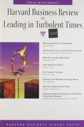 Imagen de archivo de Harvard Business Review on Leading in Turbulent Times (Harvard Business Review Paperback Series) a la venta por SecondSale