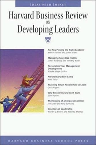 Imagen de archivo de Harvard Business Review on Developing Leaders a la venta por ThriftBooks-Atlanta