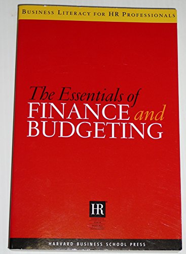 Beispielbild fr The Essentials of Finance and Budgeting zum Verkauf von Better World Books