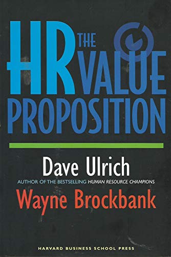 Imagen de archivo de The HR Value Proposition a la venta por SecondSale