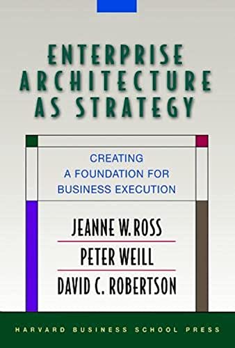 Imagen de archivo de Enterprise Architecture As Strategy: Creating a Foundation for Business Execution a la venta por Zoom Books Company