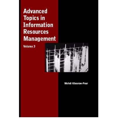 Imagen de archivo de Advanced Topics In Information Resources Management Vol3 a la venta por Basi6 International