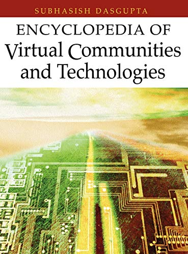 Beispielbild fr Encyclopedia of Virtual Communities and Technologies zum Verkauf von Wonder Book