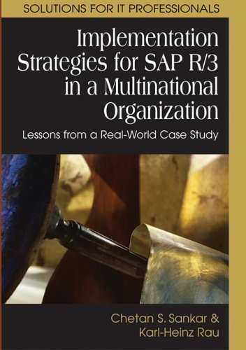 Immagine dell'editore per Implementation Strategies for Sap R/3 in a Multinational Organization: Lessons from a Real-world Case Study venduto da Mispah books