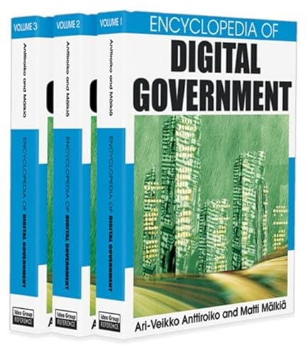 Beispielbild fr Encyclopedia of Digital Government zum Verkauf von Buchpark