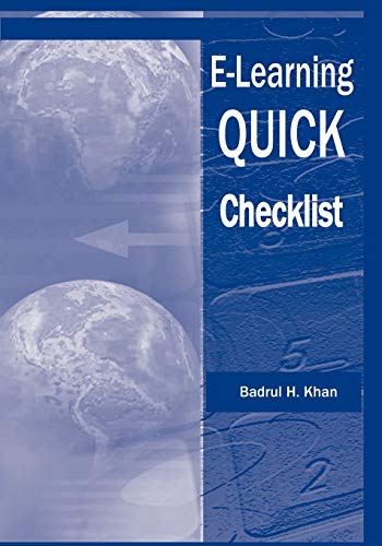 Beispielbild fr E-Learning Quick Checklist zum Verkauf von ThriftBooks-Atlanta