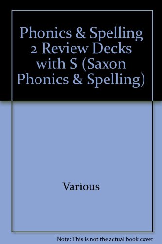 Stock image for Saxon Phonics And Spelling 2: Review Decks Bundled Cards Packaged Edition: Storage Classroom Set: Original Wraps (2003 Copyright) for sale by ~Bookworksonline~