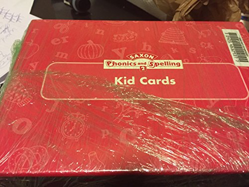 Imagen de archivo de Saxon Phonics And Spelling, Grade 2: Kid Cards Set: Packaged Set: Original Wraps (2008 Copyright) a la venta por ~Bookworksonline~