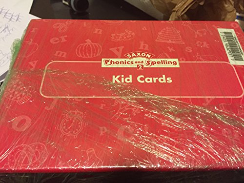 

Saxon Phonics and Spelling Kid Cards + Storage Classroom Set