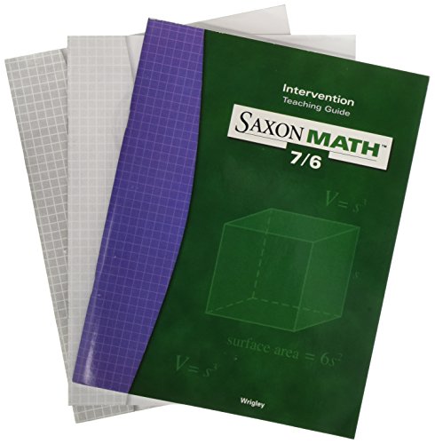 Stock image for Saxon Math 7/6: Teaching Guide (Level 7/6) Intervention 2000 for sale by Allied Book Company Inc.