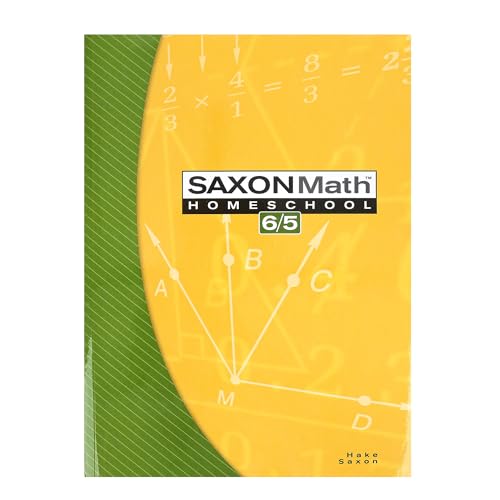 Stock image for Saxon Math 6/5 Homeschool for sale by Better World Books
