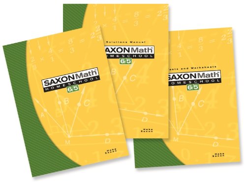 9781591413325: Homeschool Set/Box 2005 (Saxon Math 6/5)