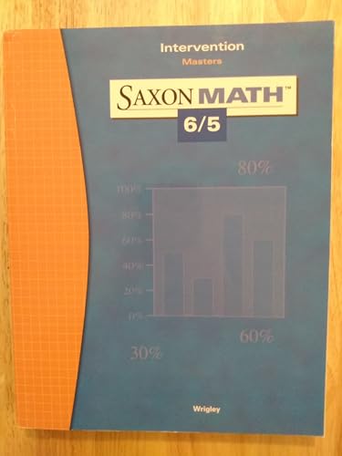 9781591413394: Intervention Masters (Saxon Math 6/5)