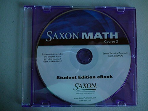 9781591418412: Saxon Math: Course 2