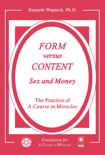 Beispielbild fr Form versus Content: Sex and Money zum Verkauf von WorldofBooks