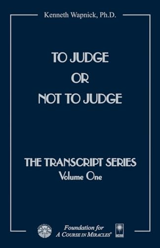 Stock image for To Judge or Not to Judge (The Transcript Series) for sale by Greenway