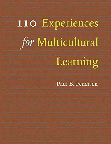 110 Experiences for Multicultural Learning (9781591470823) by Pedersen, Paul B