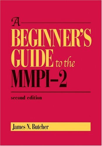 A Beginner's Guide to the MMPI-2 - Butcher, James Neal