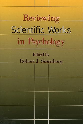 Imagen de archivo de Reviewing Scientific Works in Psychology a la venta por ZBK Books