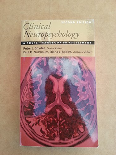 Stock image for Clinical Neuropsychology: A Pocket Handbook For Assessment for sale by Ergodebooks