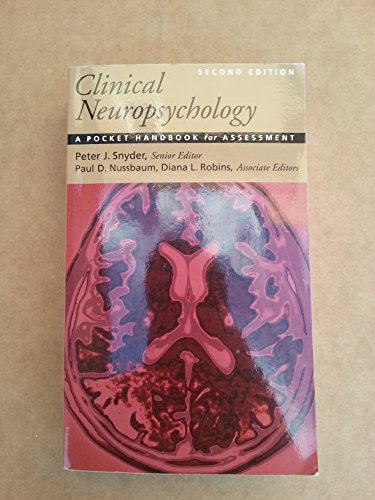 9781591472834: Clinical Neuropsychology: A Pocket Handbook For Assessment