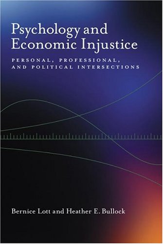 Stock image for Psychology and Economic Injustice : Personal, Professional, and Political Intersections for sale by Better World Books