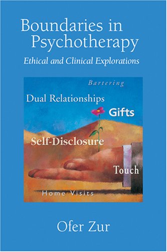 Beispielbild fr Boundaries in Psychotherapy : Ethical and Clinical Explorations zum Verkauf von Better World Books