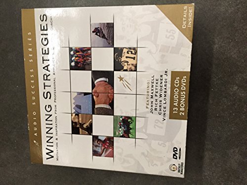 Stock image for WiNNING STRATEGIES: MOTIVATION & INSPIRATION from PROFESSIONAL ATHLETES & SUCCESS COACHES; AUDIO SUCCESS SERIES 13 AUDIO CDs, 2 BONUS DVDs ; NEW for sale by L. Michael