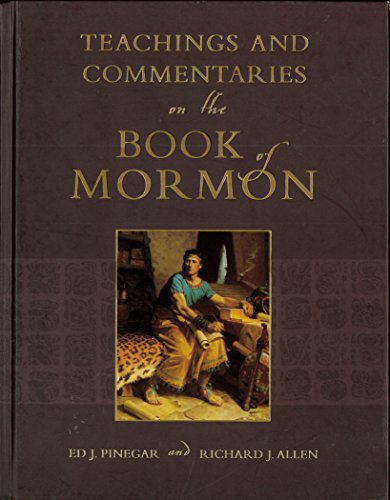 Beispielbild fr Teachings and Commentaries on the Book of Mormon zum Verkauf von HPB-Diamond