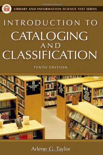Imagen de archivo de Introduction to Cataloging and Classification (Library And Information Science Text Series) a la venta por Ergodebooks