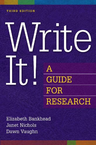 Imagen de archivo de Write It!: A Guide for Research (10 Book Set) a la venta por Mispah books