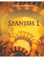 Beispielbild fr Spanish 1: Activities Manual (Spanish Edition) zum Verkauf von Goodwill Books