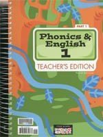 Imagen de archivo de Phonics and English 1, Teacher's Edition (2 Parts) a la venta por BooksRun