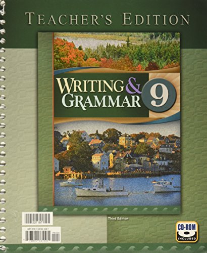 Imagen de archivo de Writing and Grammar, No. 9, Teacher's Edition a la venta por HPB-Red