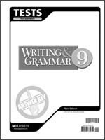 Stock image for Writing and Grammar 9 (Answer Key) (Tests For Use With) for sale by Wonder Book