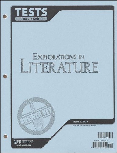 Imagen de archivo de Explorations in Literature Tests Answer Key a la venta por SecondSale